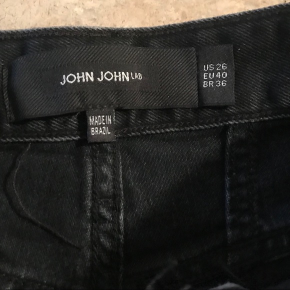NWOT John John lab high waisted  frayed shirt - Picture 4 of 4